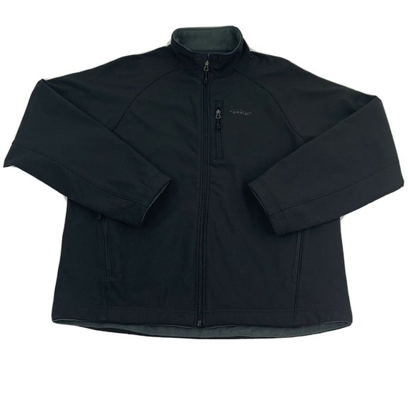 trout bum softshell jacket